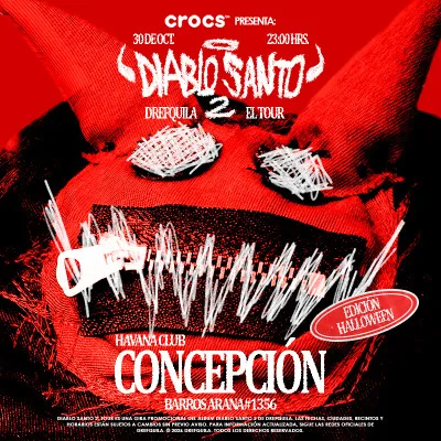 DREFQUILA “DIABLO SANTO 2 EL TOUR “ Edición halloween Conce
